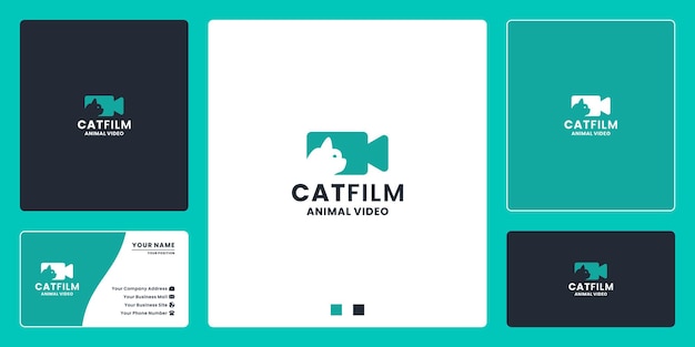 Cat film, animal education logo design film production and editing