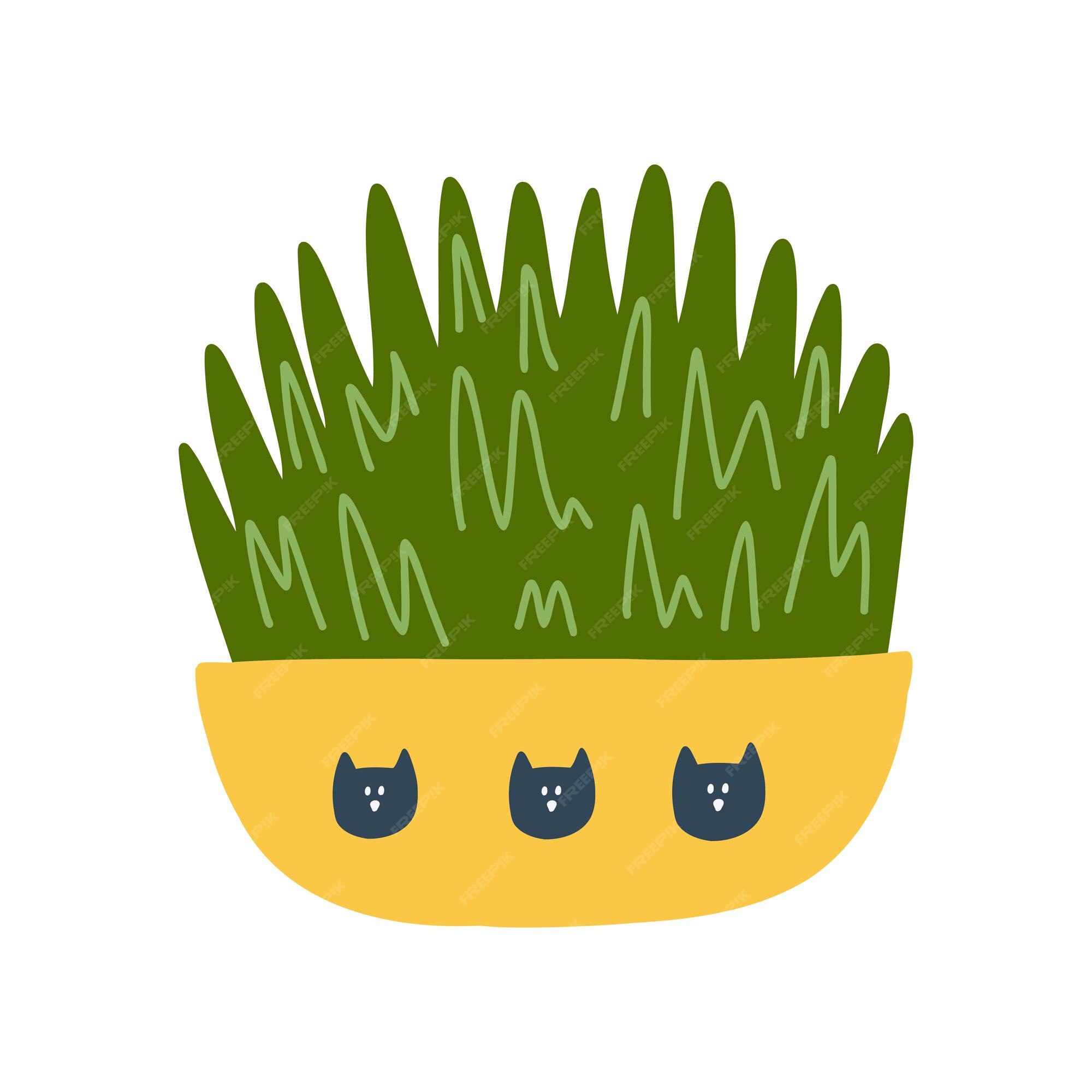 Cat Icon (PFP)  Grass Cat - Stock Illustration [106178349] - PIXTA