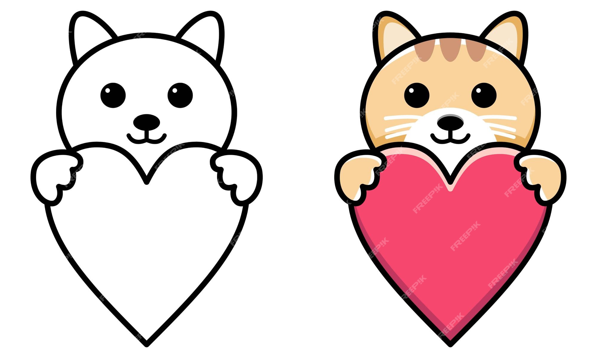 Cats, cuddle, heart, hug, love, pets, romance icon - Download on Iconfinder