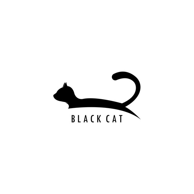 Cat icon logo vector template illustration design