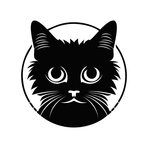 Cat icon logo vector