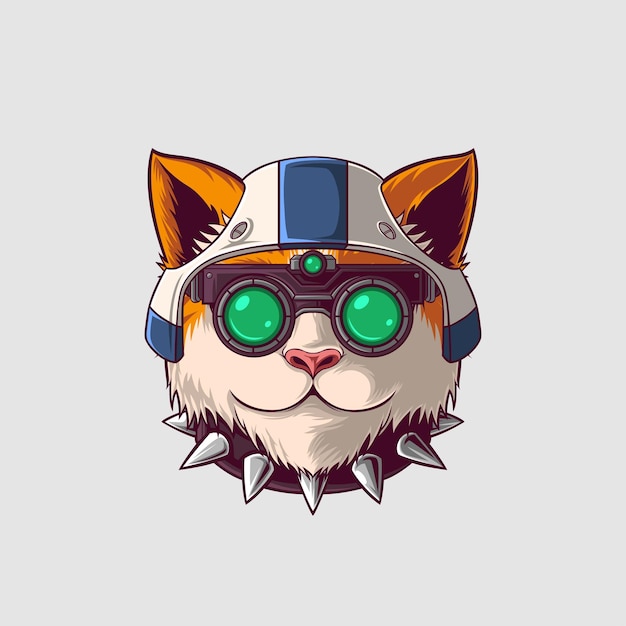 cat illustration in a cute style