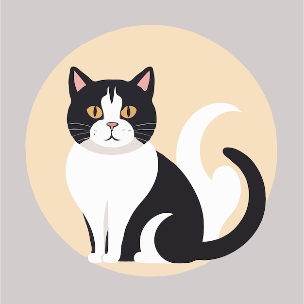 Vector cat illustration vector