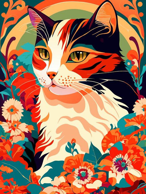 猫のイラスト