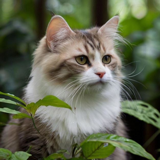 ベクトル 猫の子女の子のイメージ