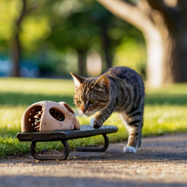 Vettore immagine di gattina