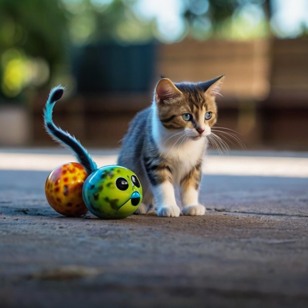 ベクトル 猫の子女の子のイメージ