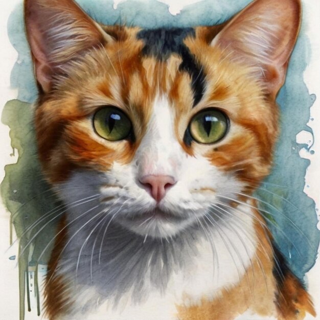 Vector cat kitten image