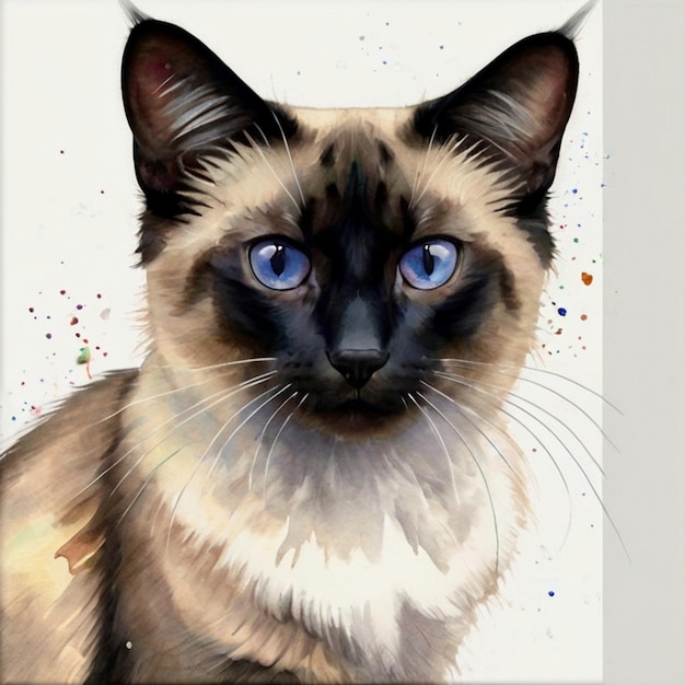 Vector cat kitten image