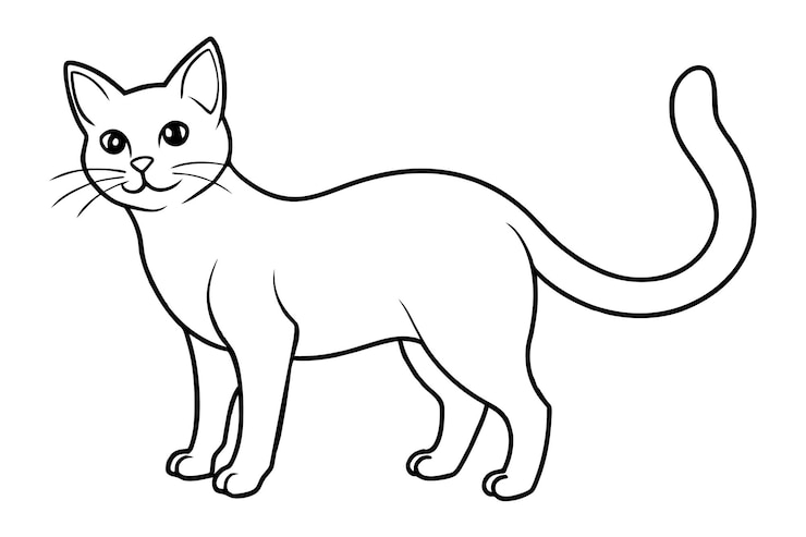 Вектор вектор рисунка кошки