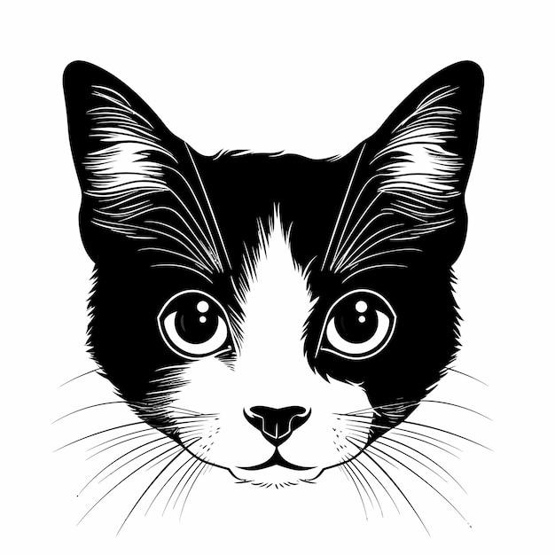 cat line art