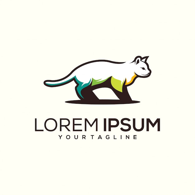 Cat logo ontwerp
