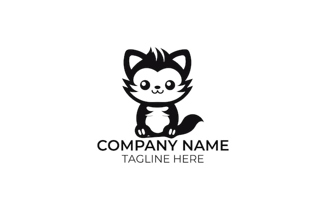 cat logo vector