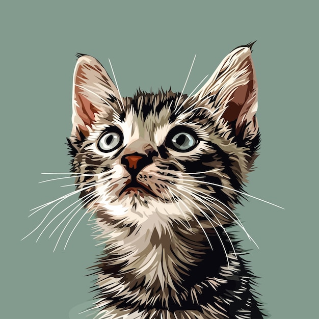 Vector cat lover decor painting tshirt