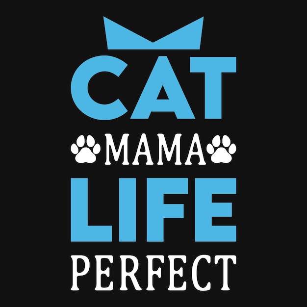 T-shirt vita da mamma gatto