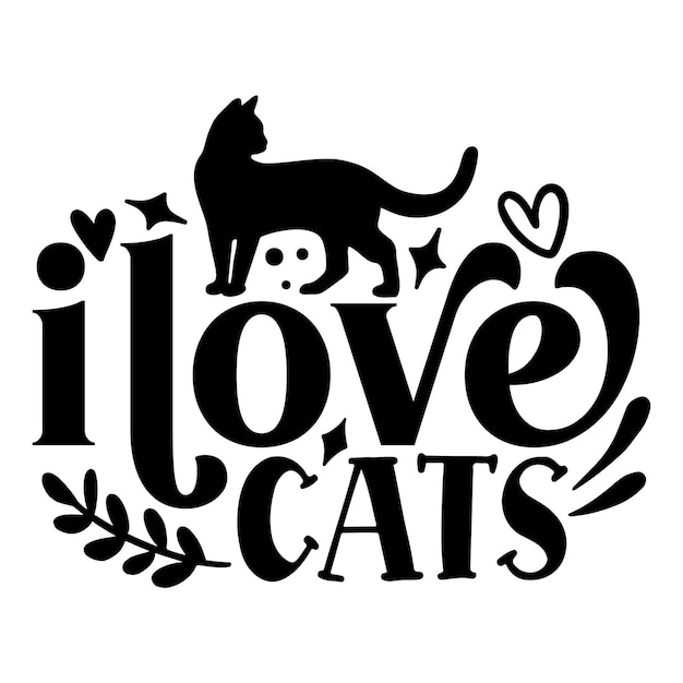 Cat Mom SVG-ontwerp