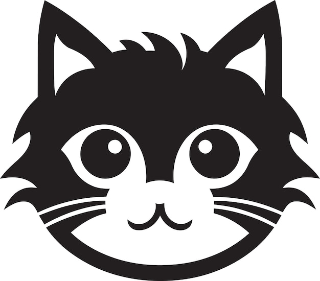 Значок контура кошки Пантеры Скрытый брендинг