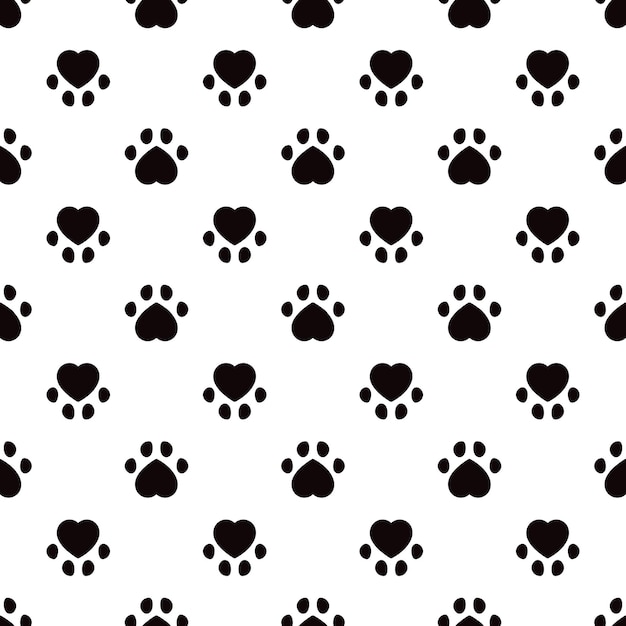 Cat paw pattern