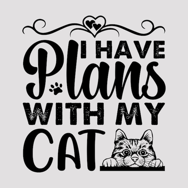 Cat quotes svg design