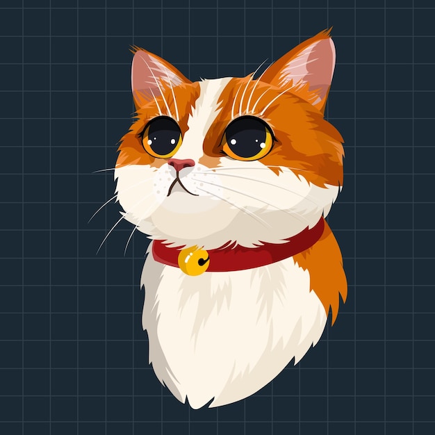 Cat Realistic Vector Illustration