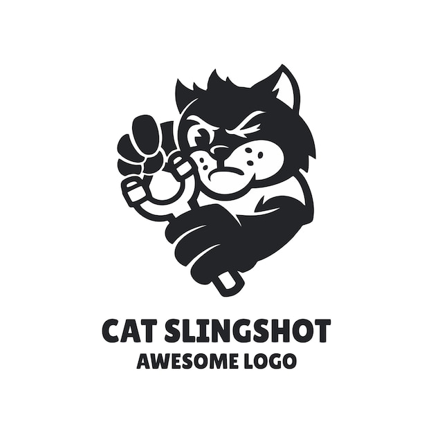 Cat Slingshot Logo