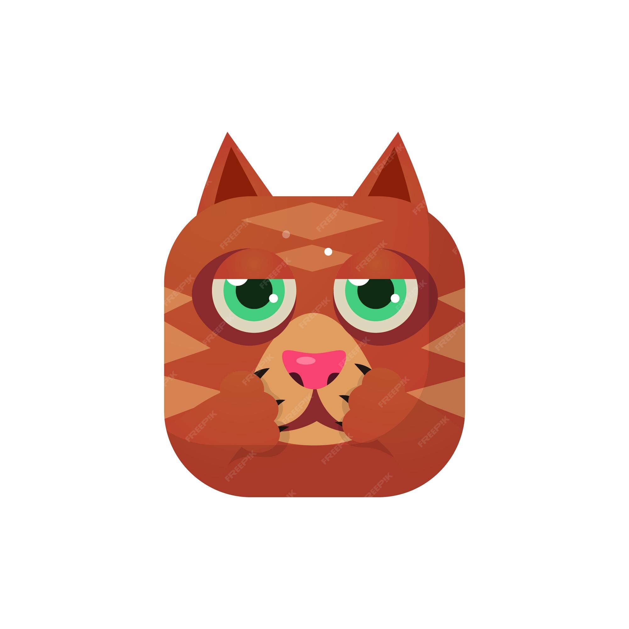 cartoon red cat icon over white background, colorful desgin, vector  illustration Stock Vector Image & Art - Alamy