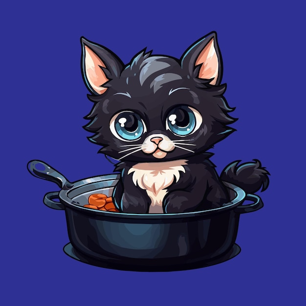 cat sticker design