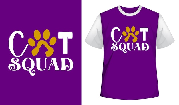 Cat SVG Bundel, Cat SVG-bestand, Cat SVG Cricut, Cat Tshirts, Cat Typography Vector Design, Cat Gifts