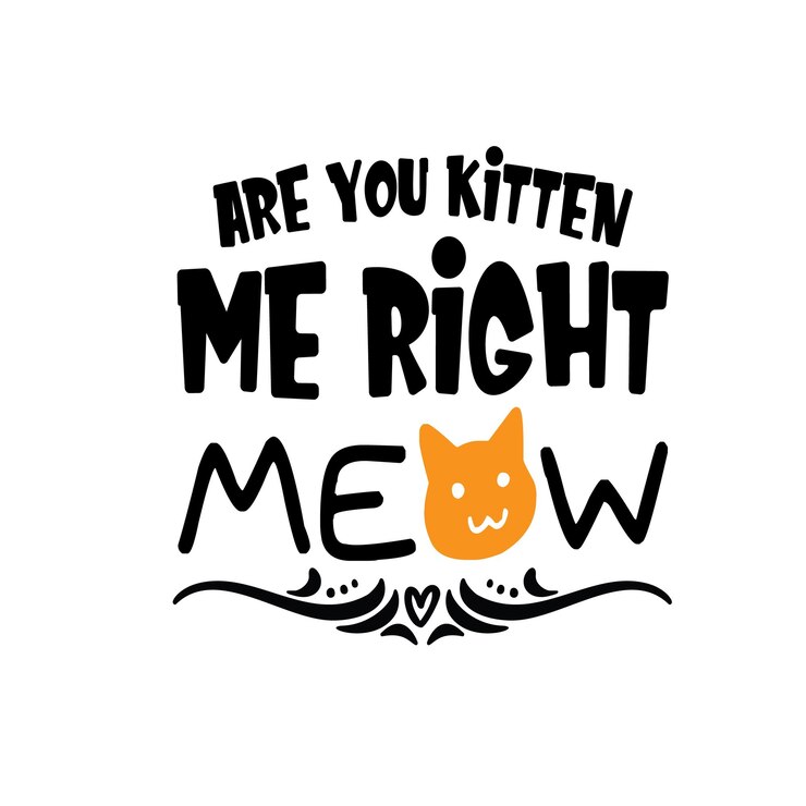 Vector 고양이 티셔츠 고양이 svg 회로