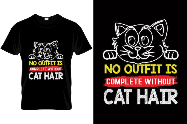 Cat t shirt design vector cat t shirt design