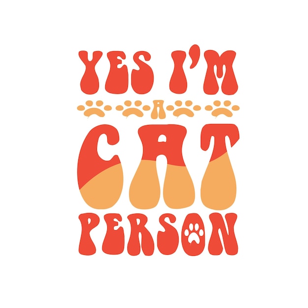 Vector cat t shirt design