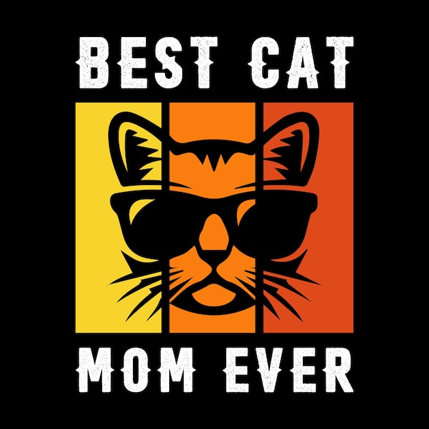 Cat t shirt design