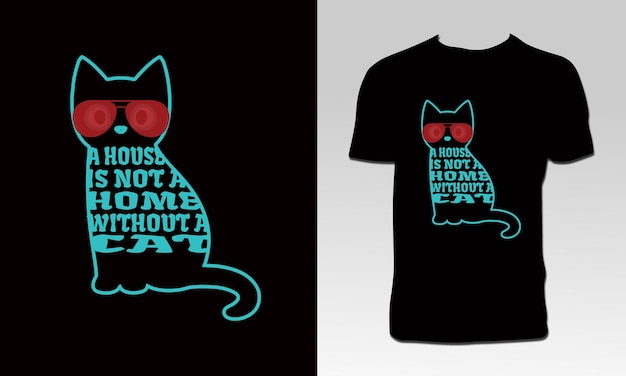 Cat T Shirt Design