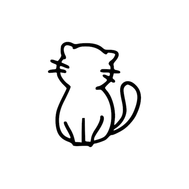 cat vector cat illustration