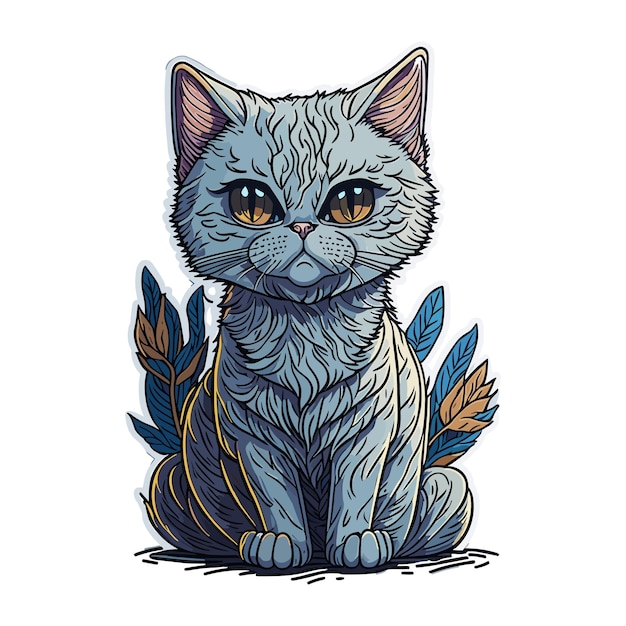 Cat vector design