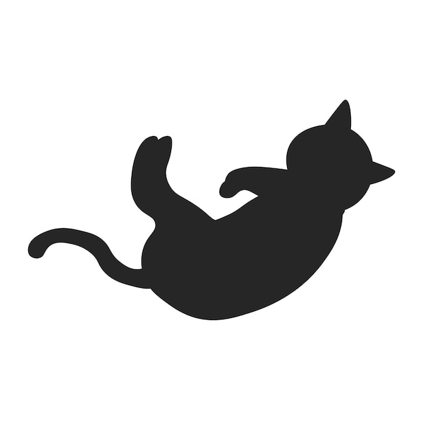 Icona vettore gatto simbolo silhouette gatto segno di stile lineare per concept mobile e web design animali domestici simbolo logo illustrazione grafica vettoriale eps vettoriali