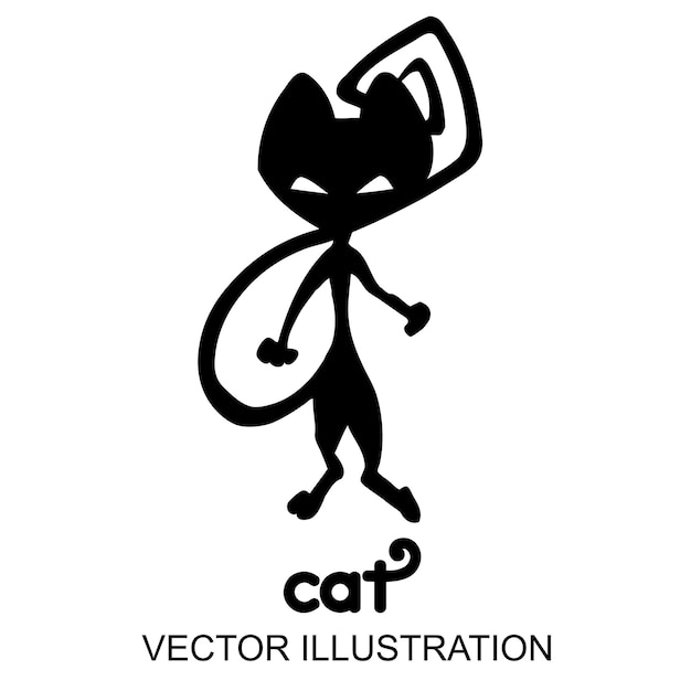 Cat vector illustration designs