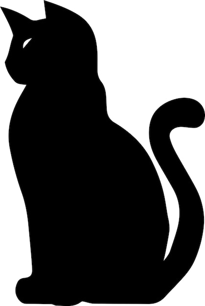 Vector cat vector silhouette 44