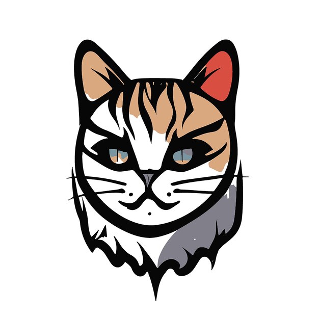 cat vector or vector logo