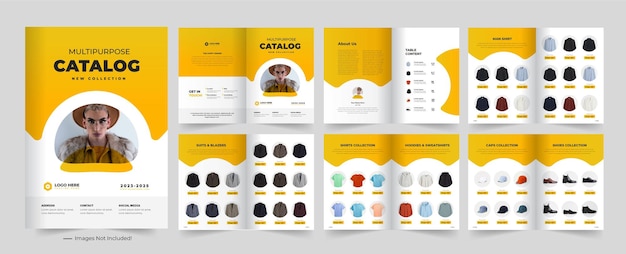 Catalog or catalogue or product catalog design