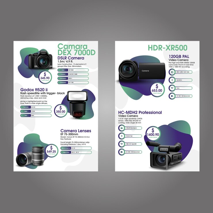 Vector catalogue design
