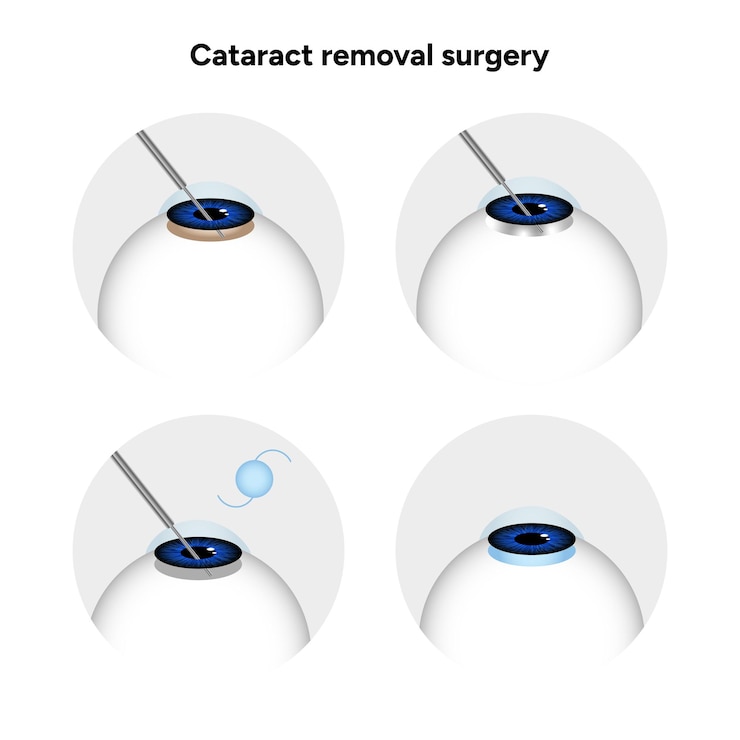 Vector cataract removal surgery