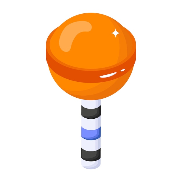 Catch a sight of this lollipop isometric icon