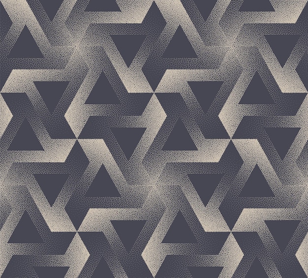 Vector catchy fashionable unique geometric seamless pattern vector abstract background