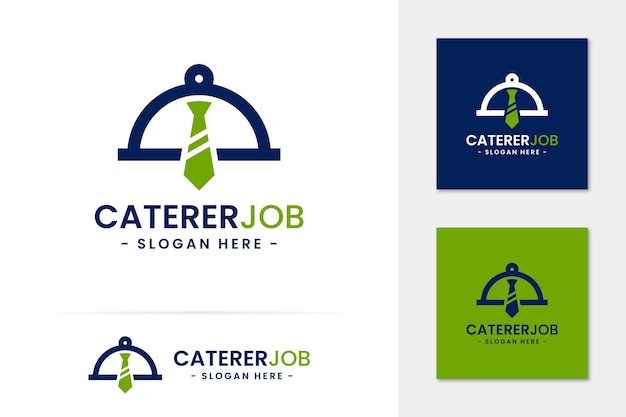 Caterer job logo vector