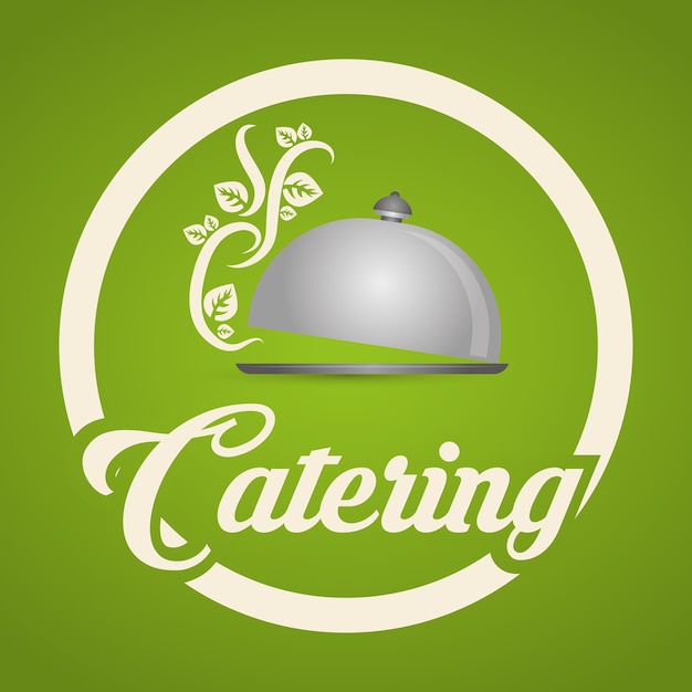 Concetto di catering con disegno dell'icona