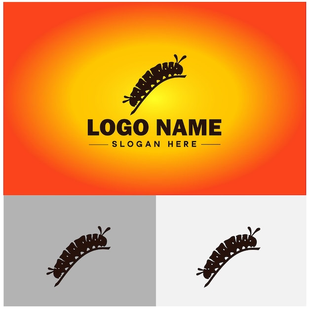 Vector caterpillar logo vector art icon graphics for business brand icon caterpillar logo template