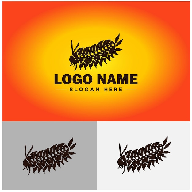 Vector caterpillar logo vector art icon graphics for business brand icon caterpillar logo template