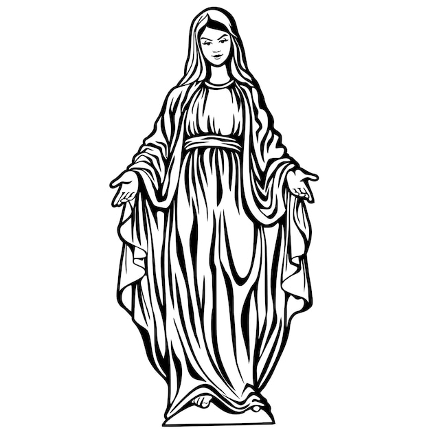 catholic image of the holy virgin Mary