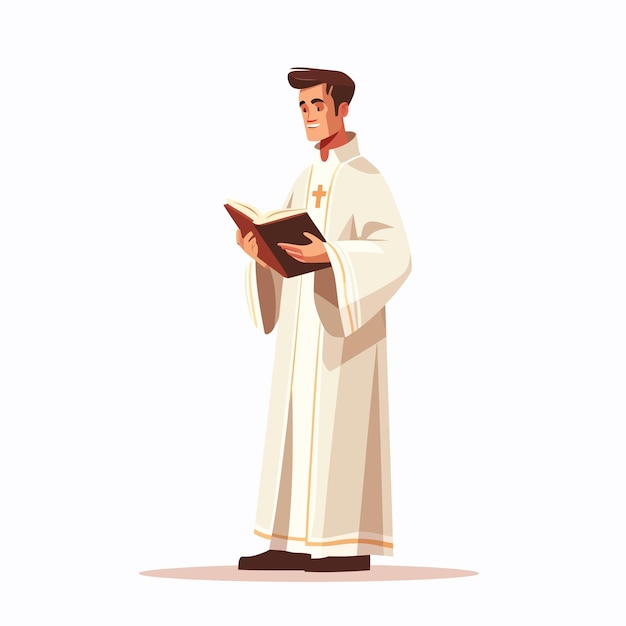 Catholic_priest_holding_bible_and_reading_sermon